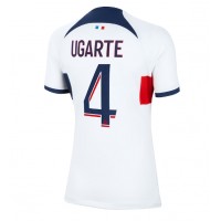 Zenski Nogometni Dres Paris Saint-Germain Manuel Ugarte #4 Gostujuci 2023-24 Kratak Rukav